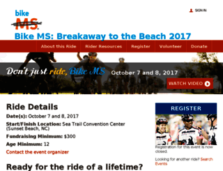 breakawaytothebeach.org screenshot