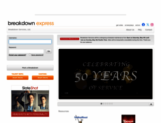 breakdownexpress.com screenshot