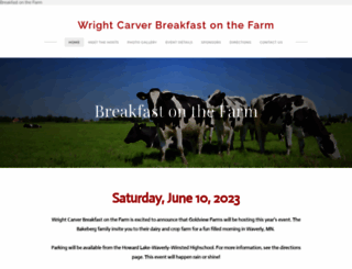 breakfastonthefarm.org screenshot