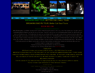 breakingbadrvtours.com screenshot