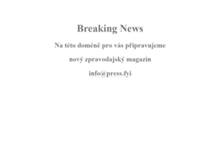 breakingnews.cz screenshot