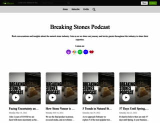 breakingstones.podbean.com screenshot