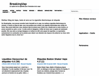 breakingvap.fr screenshot