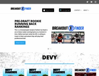 breakoutfinder.com screenshot
