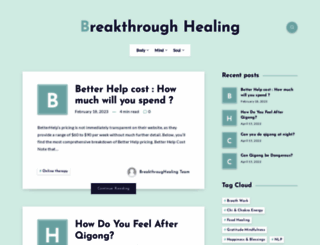 breakthroughealing.org screenshot