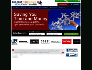 breakthroughrecruitment.com screenshot