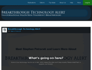 breakthroughtechnologyalert.agorafinancial.com screenshot