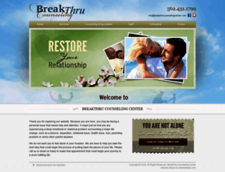 breakthrucounselingcenter.com screenshot