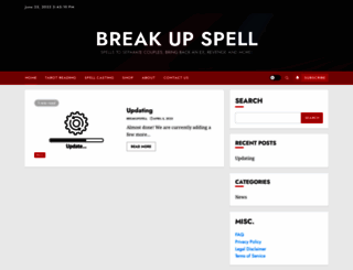 breakupspell.com screenshot