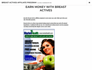 breastactivesaffiliateprogram.wordpress.com screenshot