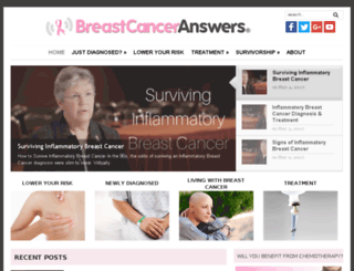 breastcanceranswers.com screenshot
