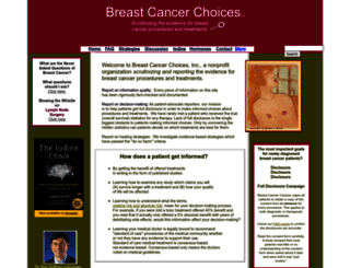 breastcancerchoices.org screenshot