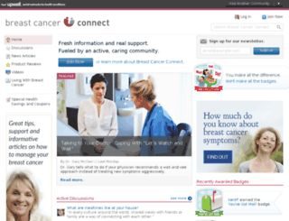breastcancerconnect.com screenshot