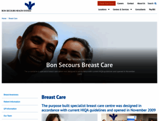 breastcare.ie screenshot