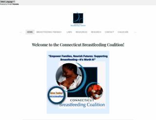 breastfeedingct.org screenshot