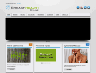 breasthealthonline.org screenshot