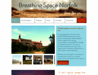 breathingspacenorfolk.com screenshot