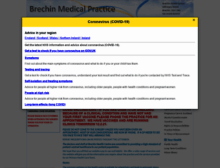 brechinmedicalpractice.co.uk screenshot