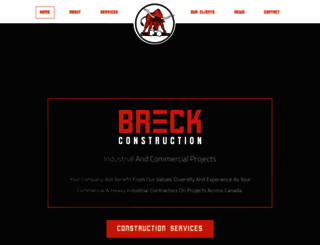 breckconstruction.ca screenshot