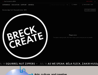 breckcreate.org screenshot