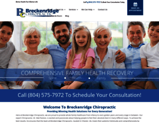 breckenridgechiro.com screenshot