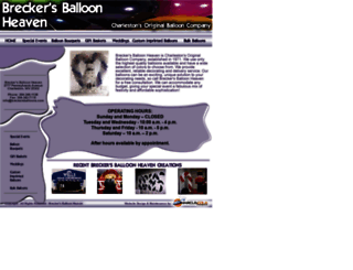 breckersballoons.com screenshot