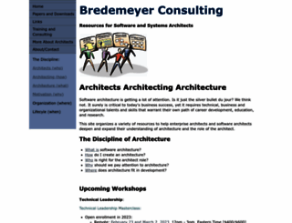 bredemeyer.com screenshot
