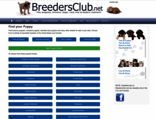 breedersclub.net screenshot