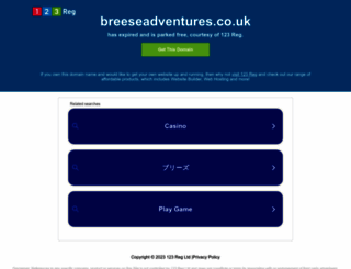 breeseadventures.co.uk screenshot