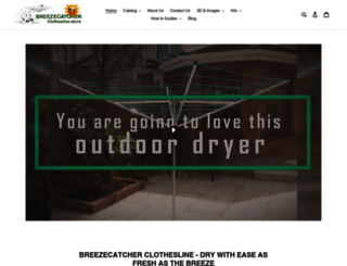 breezecatcher-clothesline.com screenshot