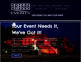 breezeevents.co.uk screenshot