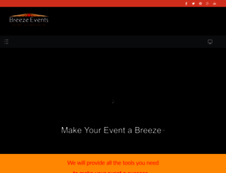 breezeevents.com.au screenshot