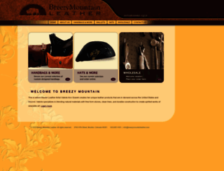 breezymountainleather.com screenshot