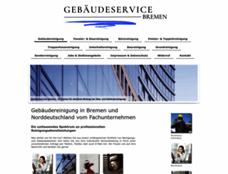 bremen-gebaeudereinigung.de screenshot