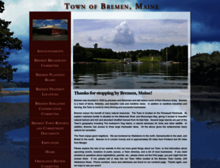 bremenmaine.org screenshot