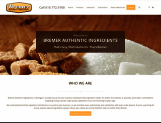 bremeringredients.com screenshot