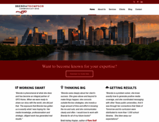 brendathompson.com screenshot