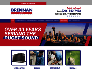 brennan-electric.com screenshot