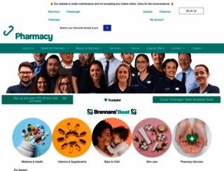 brennanspharmacy.com screenshot