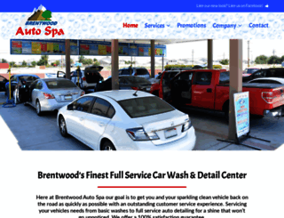 brentwoodautospa.com screenshot