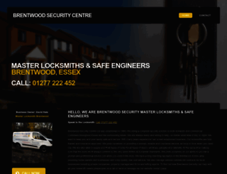 brentwoodsecurity.co.uk screenshot