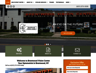 brentwoodvisioncenter.com screenshot