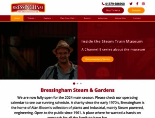 bressingham.co.uk screenshot