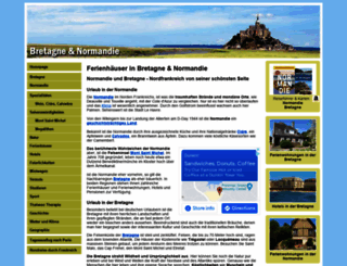 bretagne-ferienhaus-normandie.de screenshot