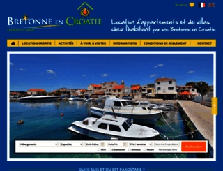 bretonne-en-croatie.com screenshot