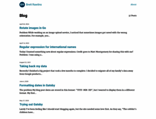 brettrawlins.com screenshot
