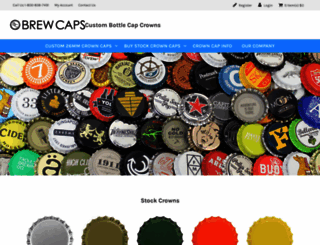 brewcaps.3dcartstores.com screenshot