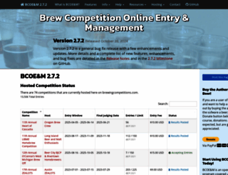 brewcompetition.com screenshot