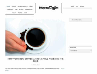 brewed-coffee.com screenshot