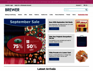brewersewing.com screenshot